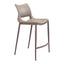 Banco Mostrador para Cafetería - ZUO ACE 51x57 101392 - Varios Colores - Asiento y Respaldo Tapizados en Piel Sintética