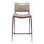 Banco Mostrador para Cafetería - ZUO ACE 51x57 101392 - Varios Colores - Asiento y Respaldo Tapizados en Piel Sintética