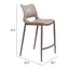 Banco Mostrador para Cafetería - ZUO ACE 51x57 101392 - Varios Colores - Asiento y Respaldo Tapizados en Piel Sintética