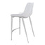 Banco Mostrador para Bar y Barra - ZUO MAGNUS 53x55 101408 - Varios Colores - Asiento y Respaldo Tapizados en Piel Sintética