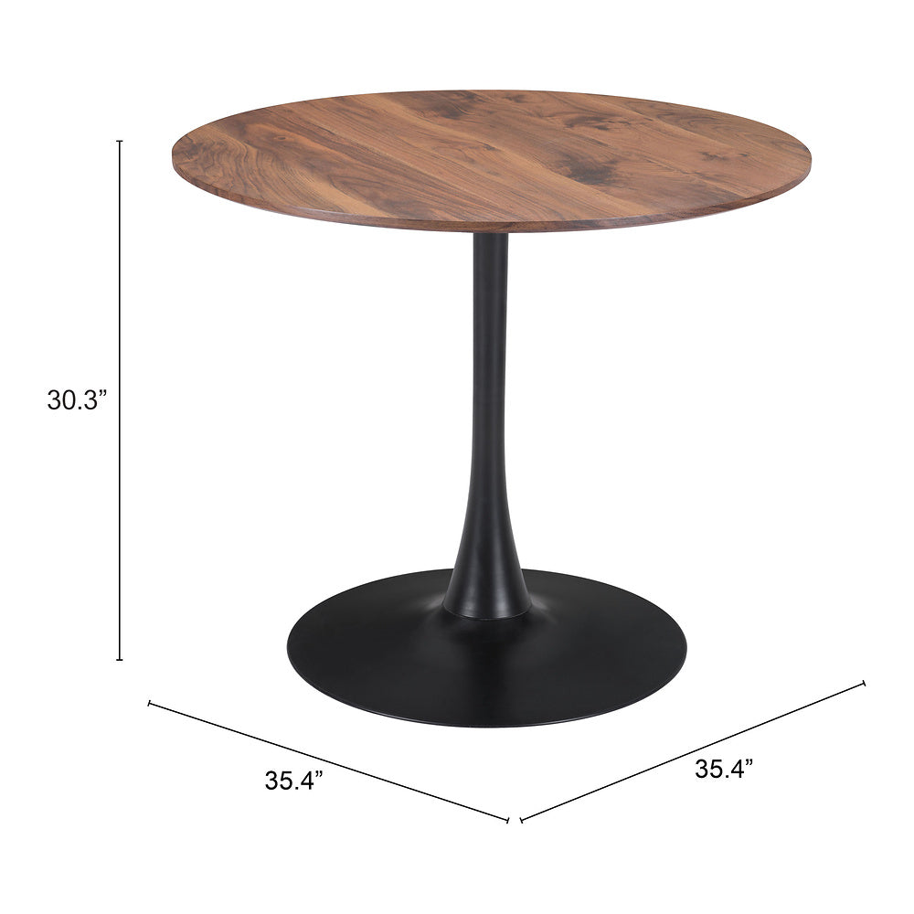 Mesa de Comedor para Salón de Eventos - ZUO OPUS - Varios Colores - Cubierta de MDF Símil Madera y Estructura de Acero con Recubrimiento en Polvo