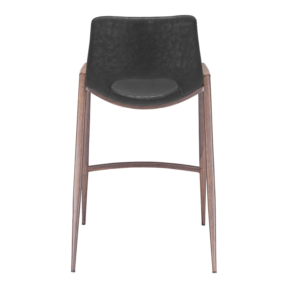 Banco Mostrador para Barra de Hotel - ZUO DESI 52x53 101691 - Varios Colores - Asiento y Respaldo Tapizados en Piel Sintética