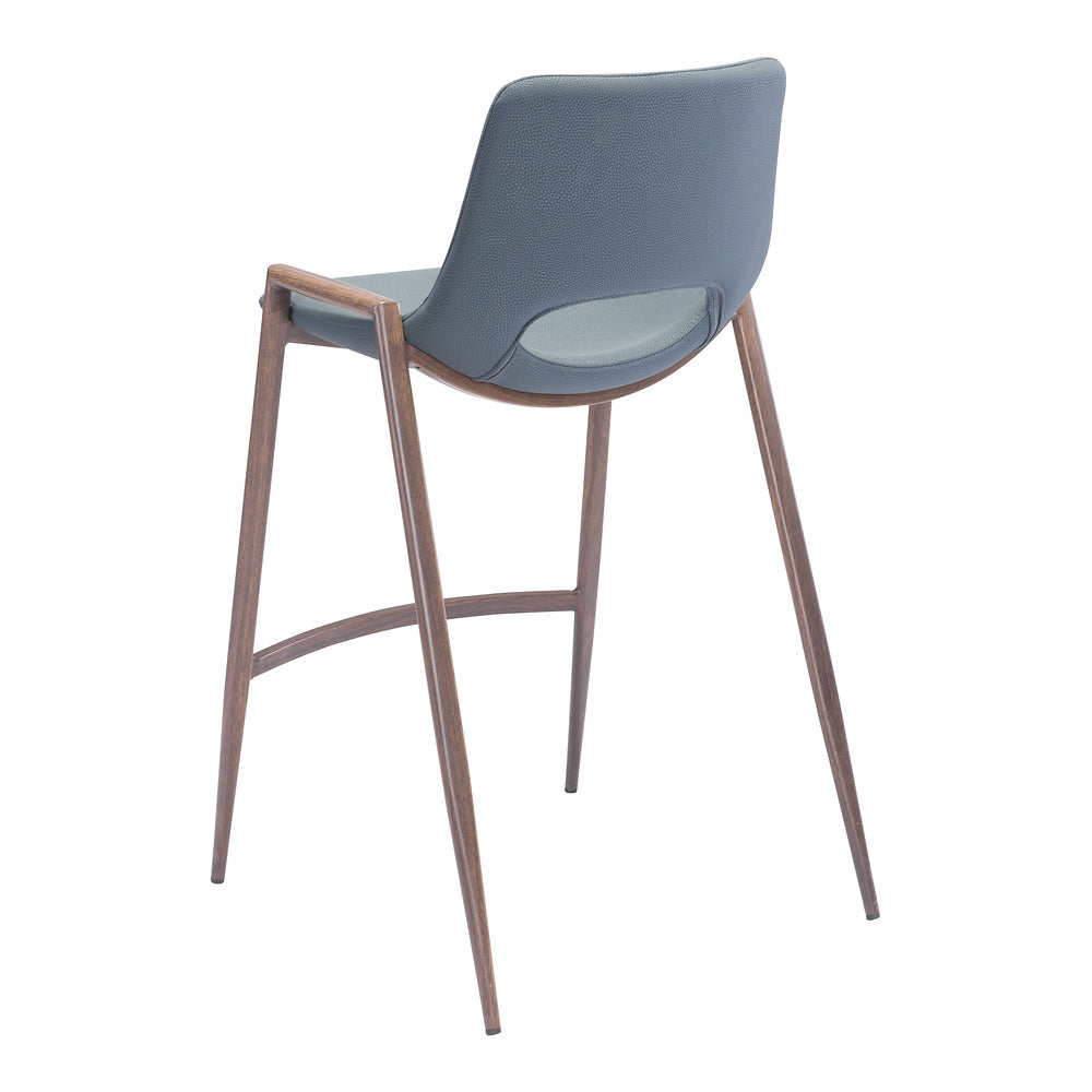 Banco Mostrador para Barra de Hotel - ZUO DESI 52x53 101692 - Varios Colores - Asiento y Respaldo Tapizados en Piel Sintética