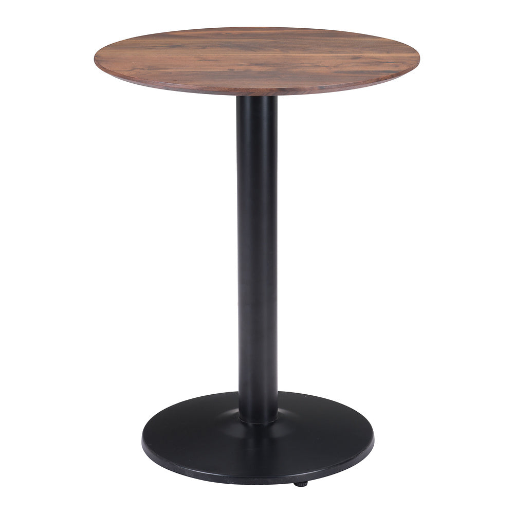 Mesa Bistró para Hotel - ZUO ALTO 60x60 101740 - Varios Colores - Cubierta de MDF Símil Madera y Estructura de Acero con Recubrimiento en Polvo