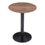 Mesa Bistró para Hotel - ZUO ALTO 60x60 101740 - Varios Colores - Cubierta de MDF Símil Madera y Estructura de Acero con Recubrimiento en Polvo