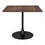 Mesa de Comedor para Salón de Eventos - ZUO MOLLY - Café - Cubierta de MDF Símil Madera y Estructura de Acero con Recubrimiento en Polvo