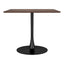 Mesa de Comedor para Salón de Eventos - ZUO MOLLY - Café - Cubierta de MDF Símil Madera y Estructura de Acero con Recubrimiento en Polvo