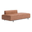 Sofá para Spa 3 Plazas - ZUO CONFECTION - Varios Colores - Asiento y Respaldo Tapizados en Piel Sintética - Café