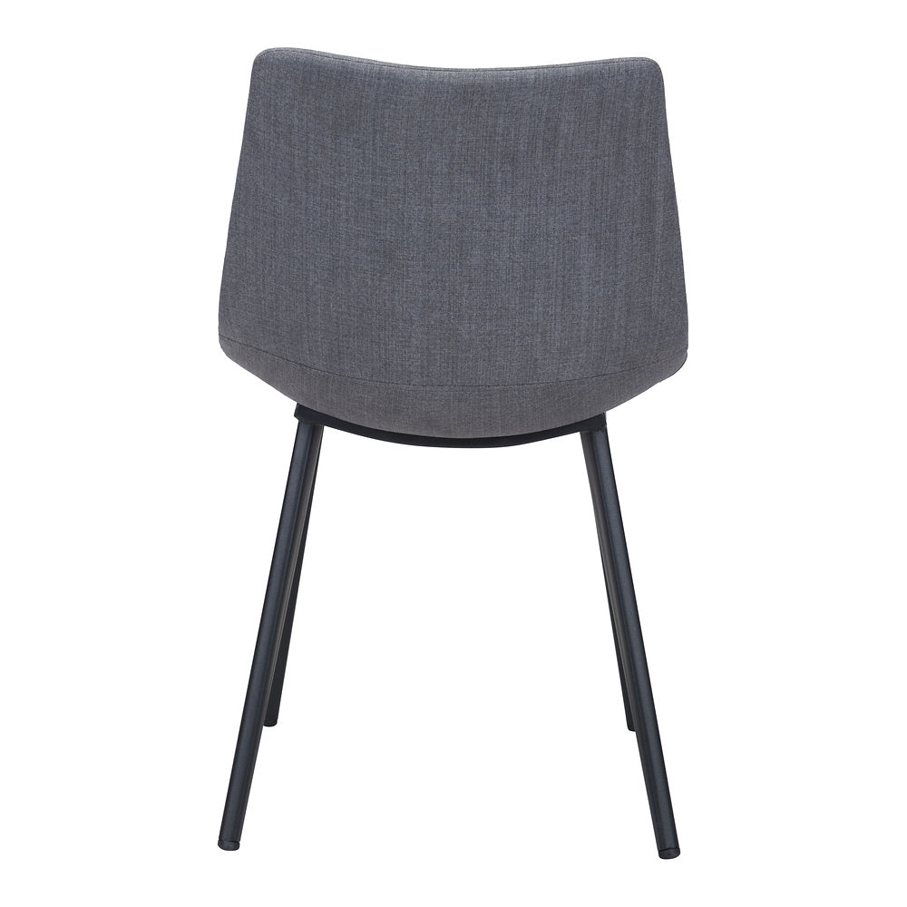 Silla Comercial para Desayunador - ZUO DANIEL - Gris - Asiento y Respaldo Tapizados