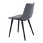 Silla Comercial para Desayunador - ZUO DANIEL - Gris - Asiento y Respaldo Tapizados