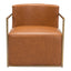 Sillón Ocasional para Lounge - ZUO XANDER - Café - Asiento y Respaldo Tapizados en Piel Sintética