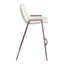 Banco Mostrador para Barra de Hotel - ZUO DESI 52x53 109069 - Varios Colores - Asiento y Respaldo Tapizados en Piel Sintética