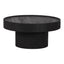 Mesa de Centro para Lobby de Hotel - ZUO WATSON - Negro - Cubierta de Madera de Mango Pintada y Estructura de Madera de Mango