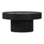 Mesa de Centro para Lobby de Hotel - ZUO WATSON - Negro - Cubierta de Madera de Mango Pintada y Estructura de Madera de Mango