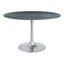 Mesa de Comedor para Food Court - ZUO METROPOLIS - Varios Colores - Cubierta de Mármol Natural y Estructura de Hierro