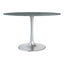 Mesa de Comedor para Food Court - ZUO METROPOLIS - Varios Colores - Cubierta de Mármol Natural y Estructura de Hierro