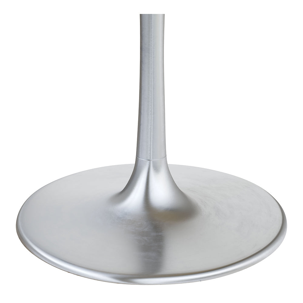 Mesa de Comedor para Food Court - ZUO METROPOLIS - Varios Colores - Cubierta de Mármol Natural y Estructura de Hierro