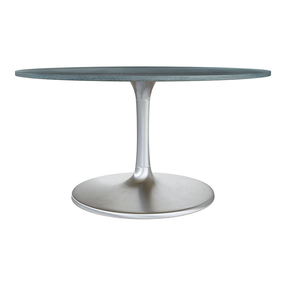 Mesa de Comedor para Cafetería - ZUO METROPOLIS - Varios Colores - Cubierta de Mármol Natural y Estructura de Hierro