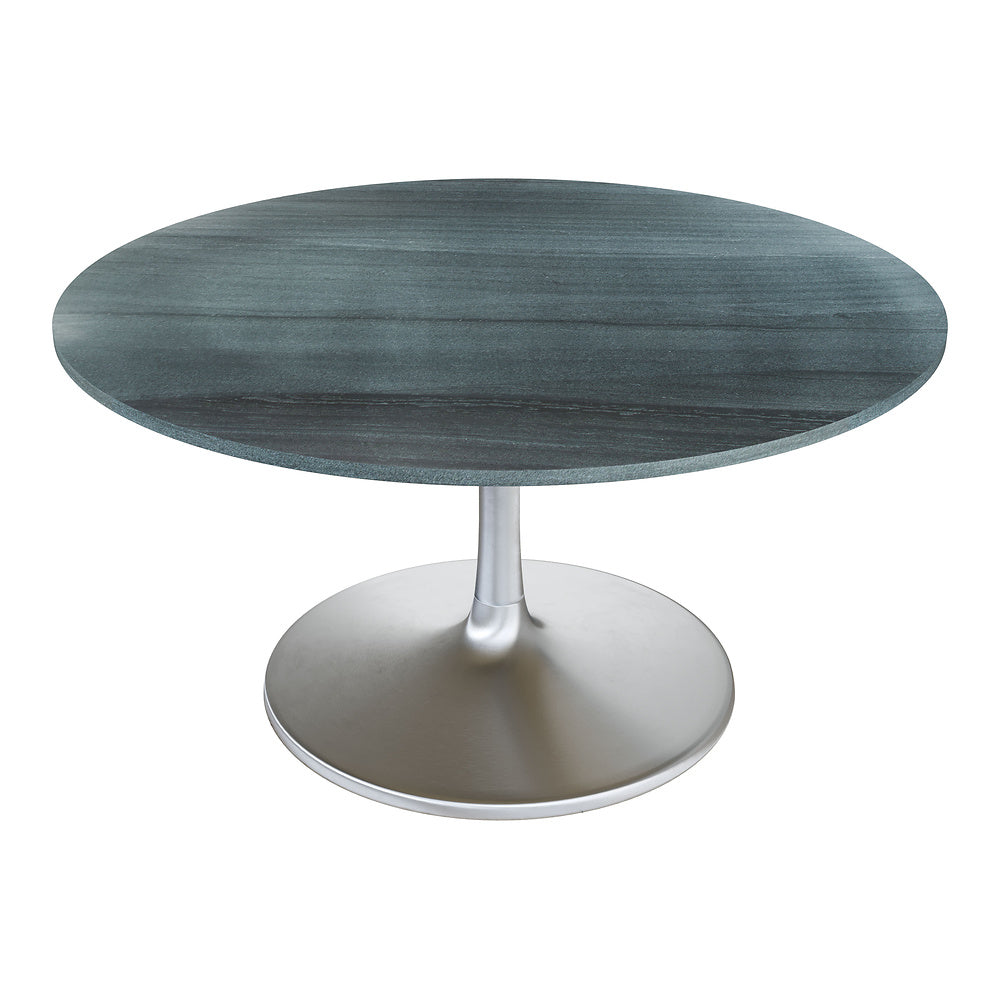 Mesa de Comedor para Cafetería - ZUO METROPOLIS - Varios Colores - Cubierta de Mármol Natural y Estructura de Hierro