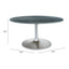 Mesa de Comedor para Cafetería - ZUO METROPOLIS - Varios Colores - Cubierta de Mármol Natural y Estructura de Hierro