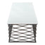 Mesa de Centro para Lounge - ZUO DUCHESS - Varios Colores - Cubierta de Mármol Natural y Estructura de Aluminio Chapado