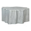 Mesa de Centro para Lounge - ZUO KORTHA - Plata Antigua - Estructura y Cubierta en Aluminio con Recubrimiento en Polvo