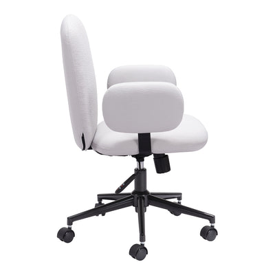 Silla de Oficina Secretarial para Coworking - ZUO LIONEL - Varios Colores - Asiento y Respaldo Tapizados - Beige