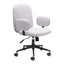 Silla de Oficina Secretarial para Coworking - ZUO LIONEL - Varios Colores - Asiento y Respaldo Tapizados - Beige