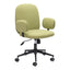 Silla de Oficina Secretarial para Coworking - ZUO LIONEL - Varios Colores - Asiento y Respaldo Tapizados - Verde Olivo