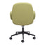 Silla de Oficina Secretarial para Coworking - ZUO LIONEL - Varios Colores - Asiento y Respaldo Tapizados - Verde Olivo
