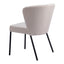 Silla Comercial para Food Court - ZUO AIMEE - Beige - Asiento y Respaldo Tapizados en Lino Sintético