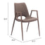 Silla Comercial para Desayunador - ZUO DESI 55x59 109730 - Varios Colores - Asiento y Respaldo Tapizados en Piel Sintética