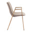 Silla Comercial para Desayunador - ZUO DESI 55x59 109731 - Varios Colores - Asiento y Respaldo Tapizados en Piel Sintética
