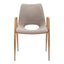 Silla Comercial para Desayunador - ZUO DESI 55x59 109731 - Varios Colores - Asiento y Respaldo Tapizados en Piel Sintética