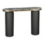 Mesa Consola para Recepción - ZUO LUXOR - Multicolor - Cubierta de Mármol Natural y Estructura de Hierro Electrochapado