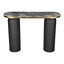 Mesa Consola para Recepción - ZUO LUXOR - Multicolor - Cubierta de Mármol Natural y Estructura de Hierro Electrochapado