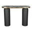 Mesa Consola para Recepción - ZUO LUXOR - Multicolor - Cubierta de Mármol Natural y Estructura de Hierro Electrochapado