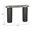 Mesa Consola para Recepción - ZUO LUXOR - Multicolor - Cubierta de Mármol Natural y Estructura de Hierro Electrochapado