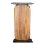 Mesa Consola para Habitación de Hotel - ZUO PEMBA - Multicolor - Cubierta de Mármol Natural y Estructura de Hierro con Recubrimiento en Polvo