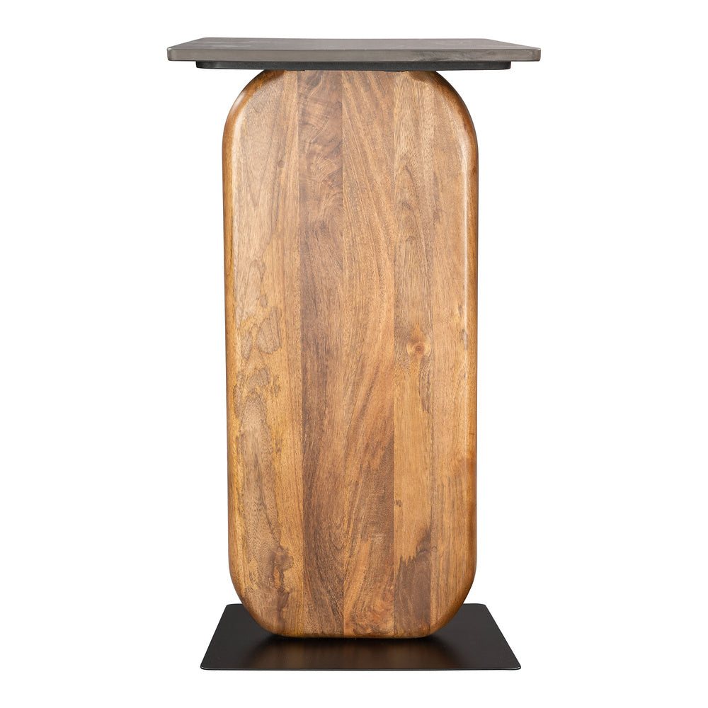 Mesa Consola para Habitación de Hotel - ZUO PEMBA - Multicolor - Cubierta de Mármol Natural y Estructura de Hierro con Recubrimiento en Polvo