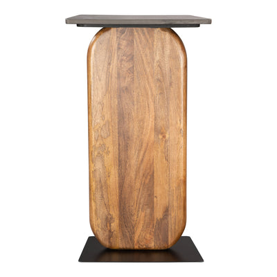 Mesa Consola para Habitación de Hotel - ZUO PEMBA - Multicolor - Cubierta de Mármol Natural y Estructura de Hierro con Recubrimiento en Polvo