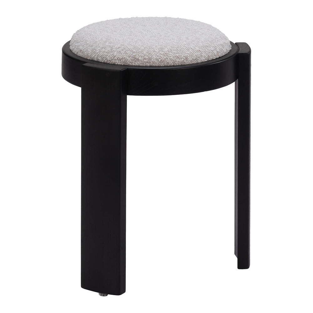 Otomán para Recepción - ZUO BANJUL - Gris Neblina - Tapizado en Tejido Texturizado