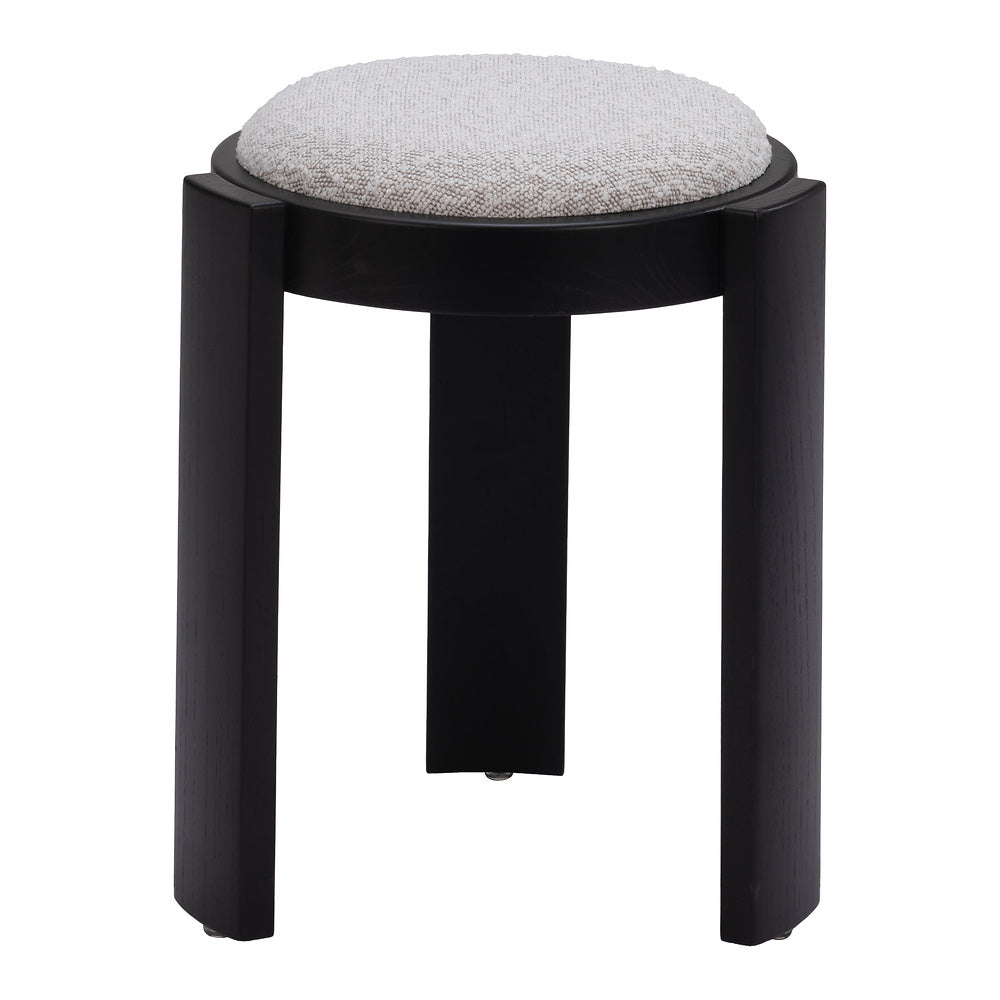 Otomán para Recepción - ZUO BANJUL - Gris Neblina - Tapizado en Tejido Texturizado