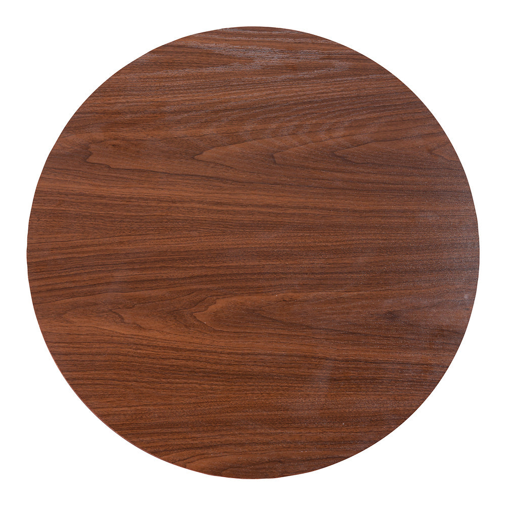 Mesa Alta para Barra de Cafetería - ZUO AURAY - Varios Colores - Cubierta de MDF Símil Madera y Estructura de Acero con Recubrimiento en Polvo - Café