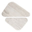 Mesa de Centro para Sala de Espera - ZUO NAVIDIC - Blanco Decapado - Cubierta de Madera de Acacia Blanqueada y Estructura de Madera de Acacia
