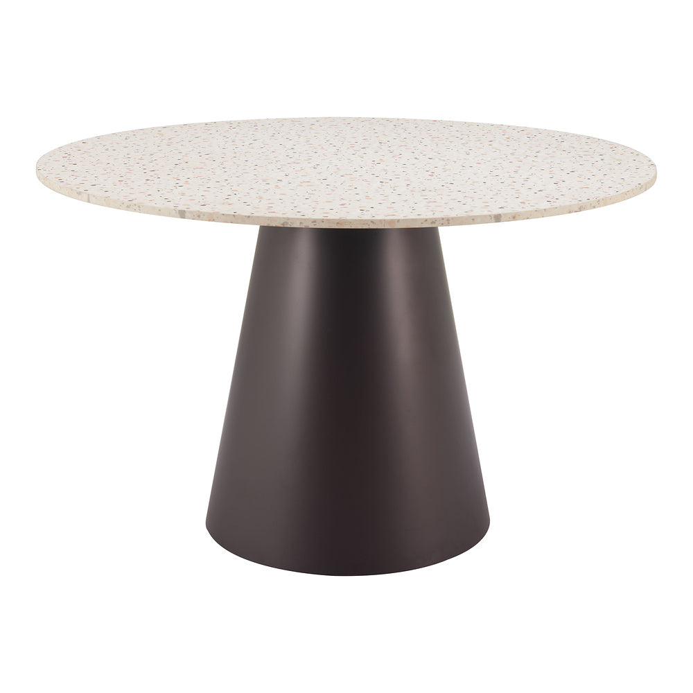 Mesa de Comedor para Desayunador - ZUO JORF - Varios Colores - Cubierta de MDF Símil Terrazo y Estructura de Acero con Recubrimiento en Polvo