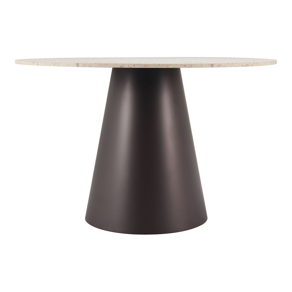 Mesa de Comedor para Desayunador - ZUO JORF - Varios Colores - Cubierta de MDF Símil Terrazo y Estructura de Acero con Recubrimiento en Polvo