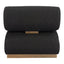 Sillón Ocasional para Salón de Belleza - ZUO BARSA - Negro - Asiento y Respaldo Tapizados en Tejido Texturizado