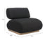 Sillón Ocasional para Salón de Belleza - ZUO BARSA - Negro - Asiento y Respaldo Tapizados en Tejido Texturizado