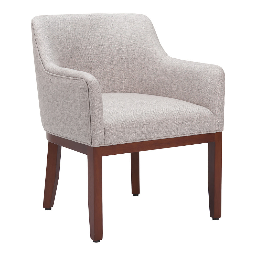 Silla Comercial para Hotel - ZUO BERBERA - Gris - Asiento y Respaldo Tapizados